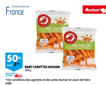 Auchan Baby Carottes Auchan offre