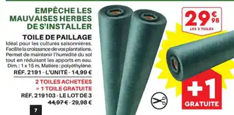 Shopix Toile de Paillage offre