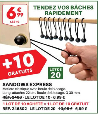 Shopix Sandows Express offre
