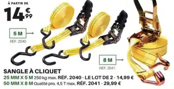 Sangle À Cliquet