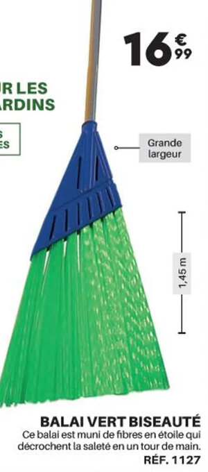 Shopix Balai Vert Biseauté offre