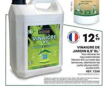 Shopix Vinaigre De Jardin 9,5 5L offre