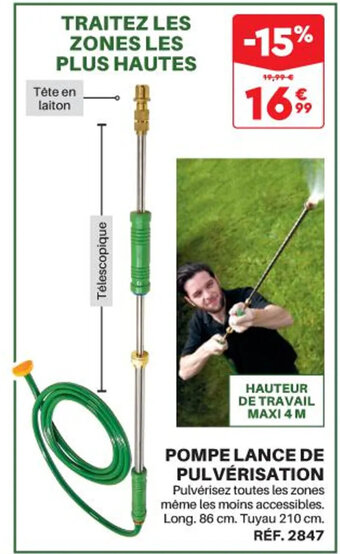 Shopix Pompe Lance De Pulvérisation offre