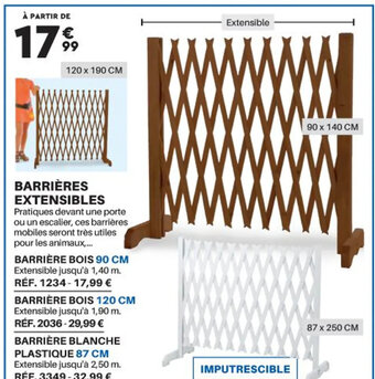 Shopix Barriéres Extensibles offre