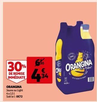 Auchan Orangina offre