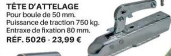 Shopix Tête d'Attelage offre