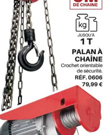 Shopix Palan à Chaîne offre