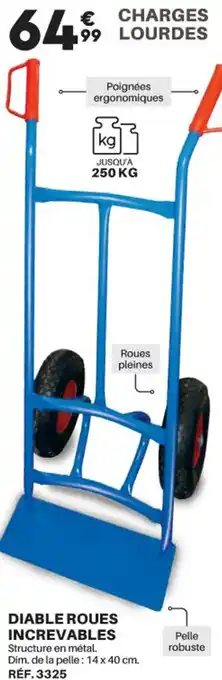 Shopix Diable Roues Increvables offre