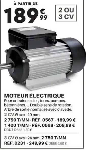 Shopix Moteur Électrique offre