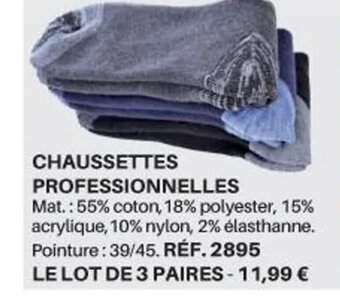 Shopix Chaussettes Professionnelles offre