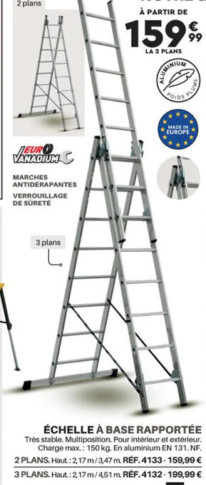 Shopix Échelle a Base Rapportée offre