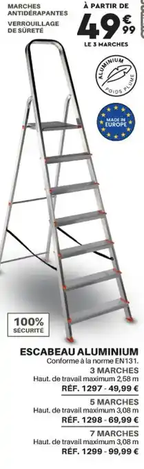 Shopix Escabeau Aluminium offre