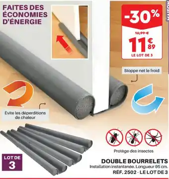 Shopix Double Bourrelets offre