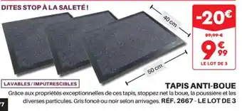 Shopix Tapis Anti-Boue offre