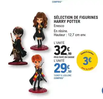 E.Leclerc Selection de Figurines Harry Potter offre