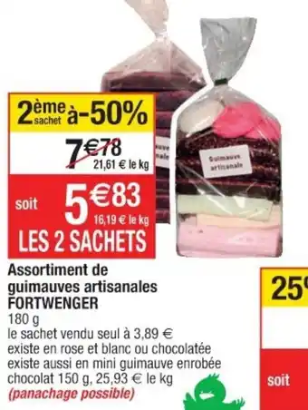 Cora x Carrefour Assortiment de guimaves artisanales offre
