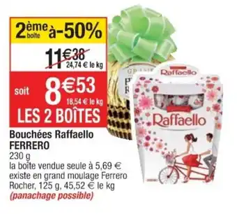 Cora x Carrefour Bouchées Raffaello Ferrero offre