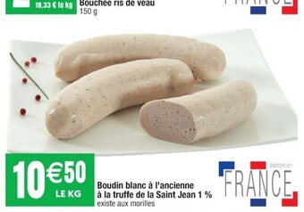 Cora x Carrefour Boudin blanc à l'ancienne offre
