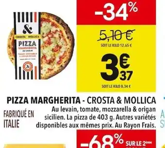 Supeco Pizza Margherita Crosta & Mollica offre