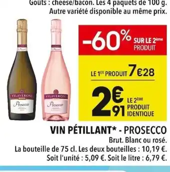 Supeco Vin Petillant Prosecco offre