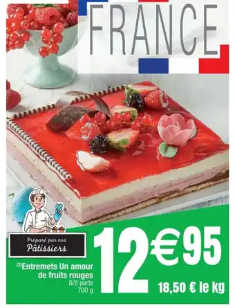 Entremets Un amour de fruits rouges