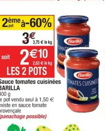 Sauce tomates cuisinées Barilla