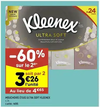 Mouchoirs en papier kleenex