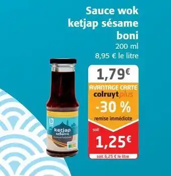 Sauce wok ketjap sésame boni
