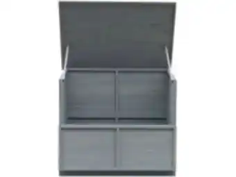 E.Leclerc Brico Coffre de jardin en bois "caja" - 137 x 91 x 121 cm - anthracite offre