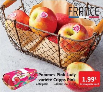 Colruyt Pommes pink lady variété cripps pink offre