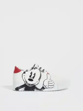 Basket mickey - blanc