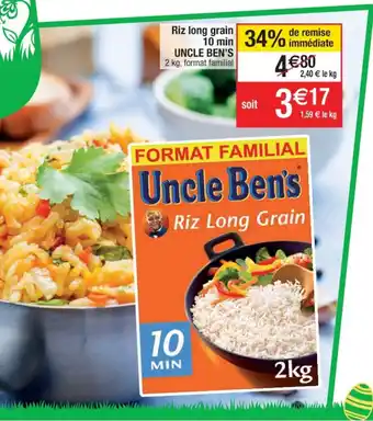 Riz long grain 10 min Uncle Ben's