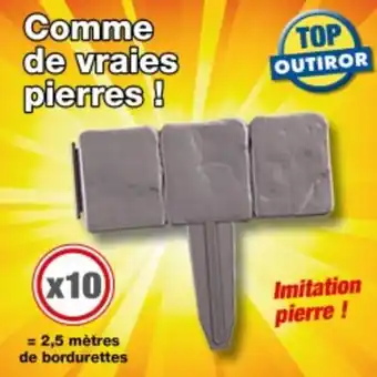 Bordure imitation paves lot...