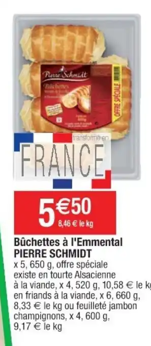 Cora x Carrefour Buchettes à l'Emmental Pierre Schmidt offre