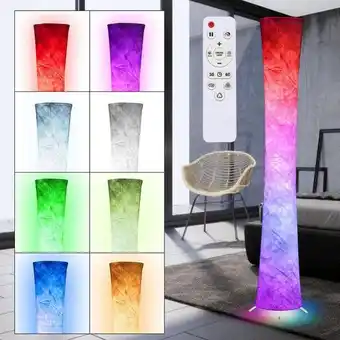 Leroy Merlin Lampadaire led 8w lampadaire lampe d'angle led dimmable avec télécommande rgb lampe d'angle offre