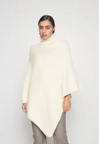 Fgnora poncho - cape - antique white