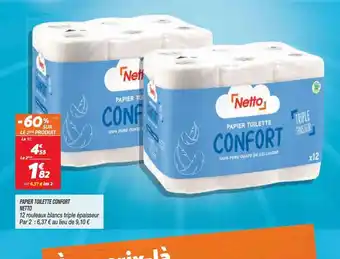 Netto Papier toilette confort netto offre