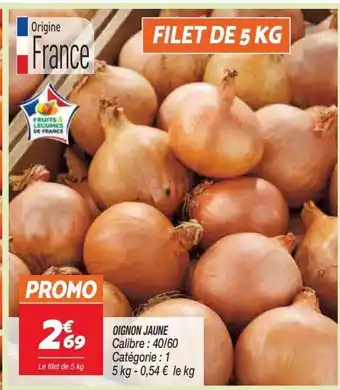 Netto Oignons jaune offre