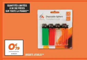 Netto Briquets jetables offre