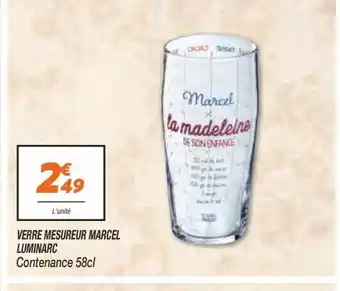 Netto Verre mesureur marcel luminarc offre