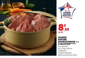 Super U Viande Bovine Bourguignon a Mijoter offre