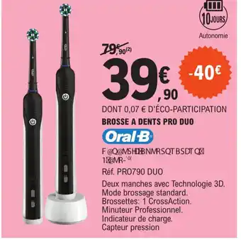 E.Leclerc Brosse a Dents Pro Duo offre