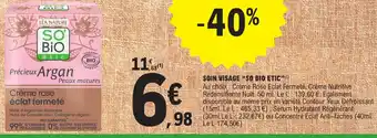 E.Leclerc Soin Visage So Bio Etic offre