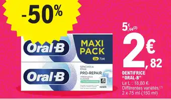 E.Leclerc Dentifrice Oral-B offre