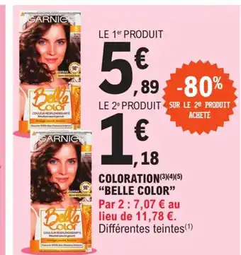 E.Leclerc Coloration Belle Color offre