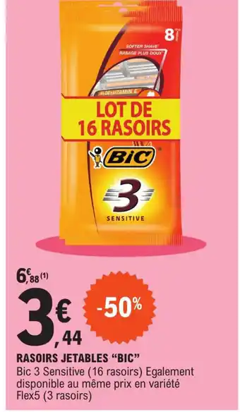 E.Leclerc Rasoirs Jetables Bic offre