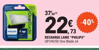 E.Leclerc Recharge Lame Philips offre