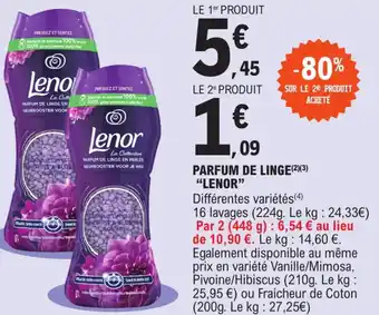 E.Leclerc Parfum de Linge Lenor offre