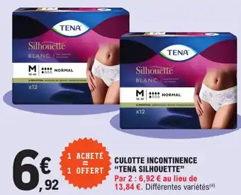 E.Leclerc Culotte Incontinence Tena Silhouette offre