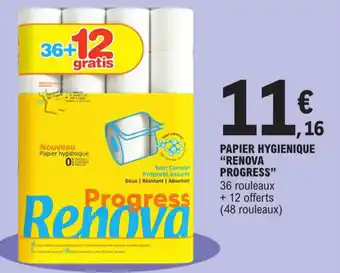 E.Leclerc Papier Hygienique Renova Progress offre